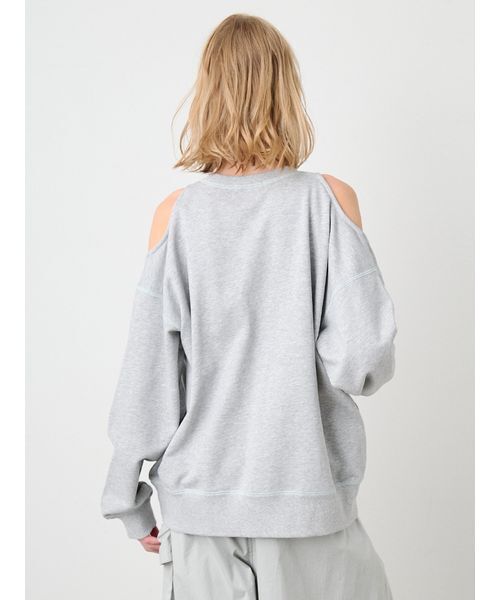SORIN(ソリン )の「Cut Out Shoulder Sweat Top/カットアウトショルダー スウェットトップ(スウェット・レディース・ブラック/グレー/ホワイト・38)」の7枚目の写真