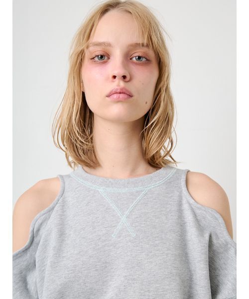 SORIN(ソリン )の「Cut Out Shoulder Sweat Top/カットアウトショルダー スウェットトップ(スウェット・レディース・ブラック/グレー/ホワイト・38)」の10枚目の写真