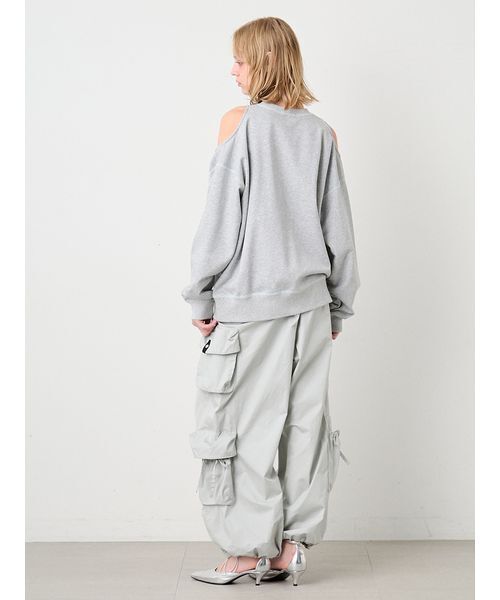 SORIN(ソリン )の「Cut Out Shoulder Sweat Top/カットアウトショルダー スウェットトップ(スウェット・レディース・ブラック/グレー/ホワイト・38)」の14枚目の写真