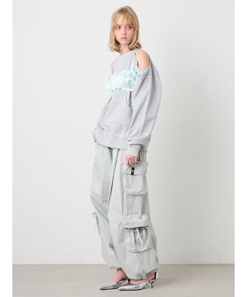 SORIN(ソリン )の「Cut Out Shoulder Sweat Top/カットアウトショルダー スウェットトップ(スウェット・レディース・ブラック/グレー/ホワイト・38)」の16枚目の写真