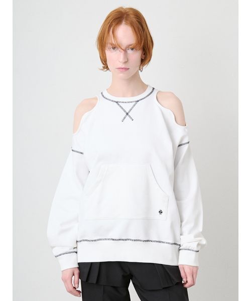 SORIN(ソリン )の「Cut Out Shoulder Sweat Top/カットアウトショルダー スウェットトップ(スウェット・レディース・ブラック/グレー/ホワイト・38)」の21枚目の写真