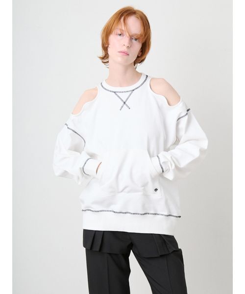 SORIN(ソリン )の「Cut Out Shoulder Sweat Top/カットアウトショルダー スウェットトップ(スウェット・レディース・ブラック/グレー/ホワイト・38)」の22枚目の写真