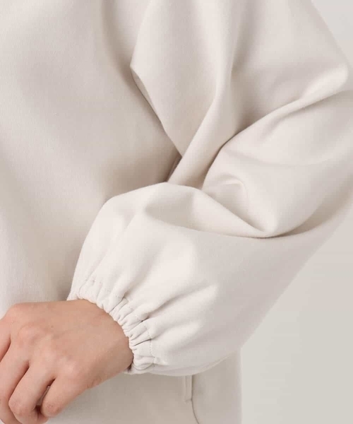 MK MICHEL KLEIN(エムケーミッシェルクラン)の「コットンポンチパーカー/洗える(パーカー・レディース・ネイビー/ベージュ・38)」の20枚目の写真