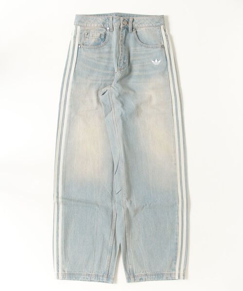 adidas(アディダス)の「adidas/アディダス VINTAGE DAD JEANS(デニムパンツ・レディース・インディゴブルー/ライトインディゴブルー・28/30/32/26)」の1枚目の写真