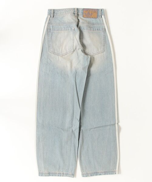 adidas(アディダス)の「adidas/アディダス VINTAGE DAD JEANS(デニムパンツ・レディース・インディゴブルー/ライトインディゴブルー・28/30/32/26)」の3枚目の写真