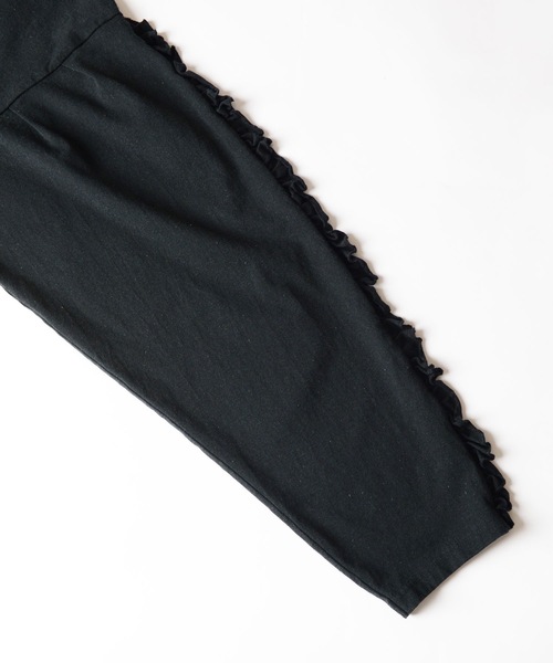 HOLIDAY(ホリデイ)の「SUPER FINE DRY RUFFLE RUFFLE L/S TOPS スーパーファインドライラッフルラッフルロングスリーブトップス(Tシャツ/カットソー・レディース・ダークネイビー/ホワイト/ブラック・XL)」の12枚目の写真