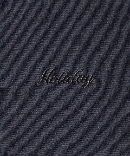 HOLIDAY(ホリデイ)の「SUPER FINE DRY RUFFLE RUFFLE L/S TOPS スーパーファインドライラッフルラッフルロングスリーブトップス(Tシャツ/カットソー・レディース・ダークネイビー/ホワイト/ブラック・XL)」の16枚目の写真