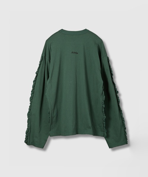 SUPER FINE DRY RUFFLE RUFFLE L/S TOPS スーパーファインドライ