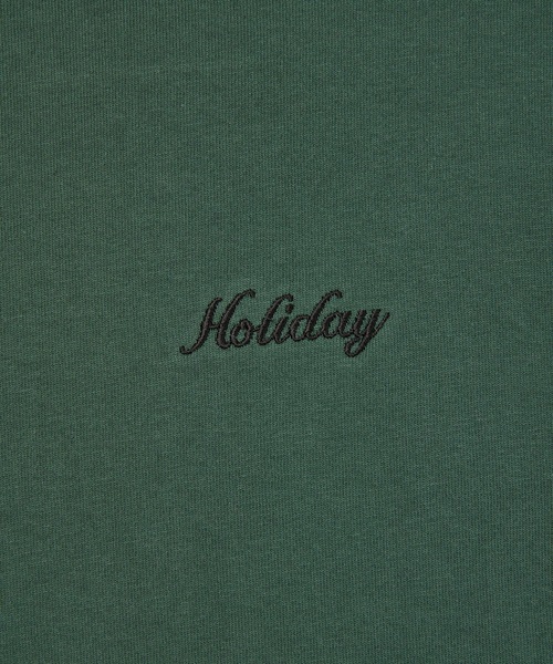 HOLIDAY（ホリデイ）の「SUPER FINE DRY RUFFLE RUFFLE L/S TOPS スーパーファインドライラッフルラッフルロングスリーブトップス（Tシャツ/カットソー・レディース・ダークネイビー/ホワイト/ブラック/グリーン・XL）」の19枚目の写真