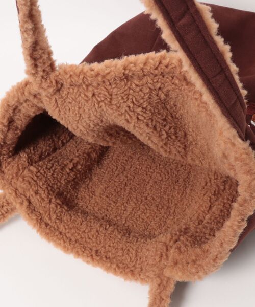 tone(トーン)の「【88eighty-eight】ふわふわもこもこ子犬刺繍リバーシブルトートバッグ【import】(MA)(トートバッグ・レディース・ブラウン・FREE)」の4枚目の写真