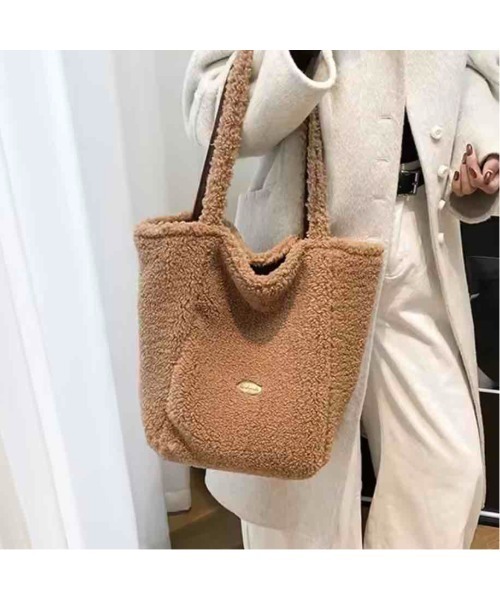 tone(トーン)の「【88eighty-eight】ふわふわもこもこ子犬刺繍リバーシブルトートバッグ【import】(MA)(トートバッグ・レディース・ブラウン・FREE)」の11枚目の写真
