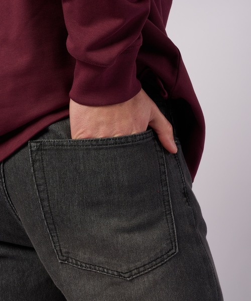 Eddie Bauer（エディーバウアー）の「エディーズ フレックス メッシュジーンズ（デニムパンツ・メンズ・ブルー/グレー・XXL/XL/L/M/S）」の11枚目の写真