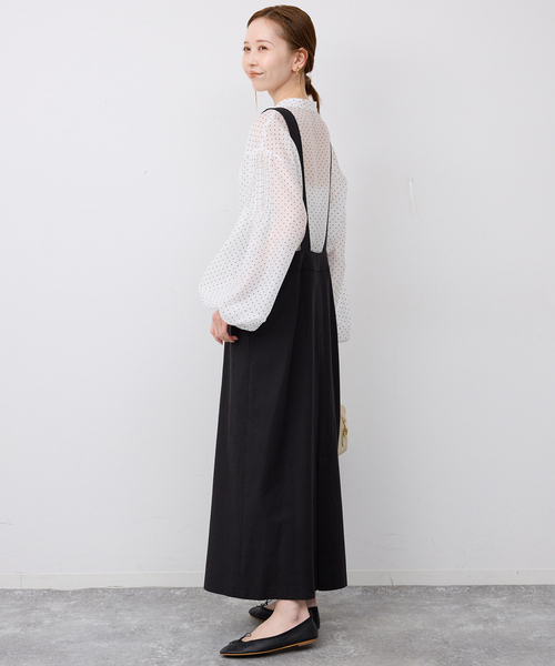 SLOBE IENA(スローブイエナ)の「ドットピンタックバルーンスリーブブラウス(シャツ/ブラウス・レディース・ホワイト/ブラック・FREE)」の21枚目の写真