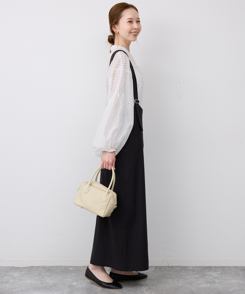 SLOBE IENA(スローブイエナ)の「ドットピンタックバルーンスリーブブラウス(シャツ/ブラウス・レディース・ホワイト/ブラック・FREE)」の22枚目の写真