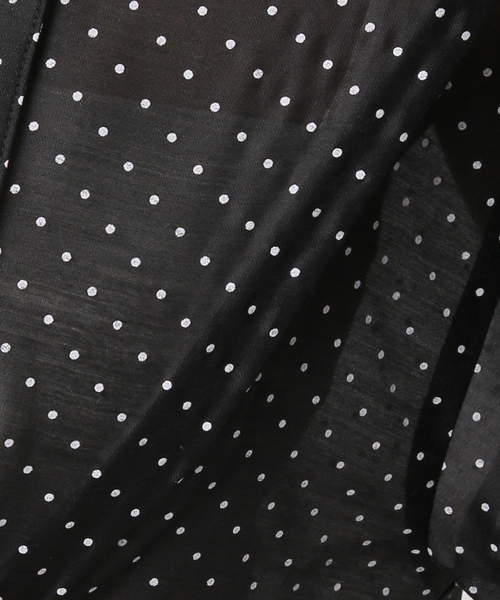 SLOBE IENA(スローブイエナ)の「ドットピンタックバルーンスリーブブラウス(シャツ/ブラウス・レディース・ホワイト/ブラック・FREE)」の13枚目の写真