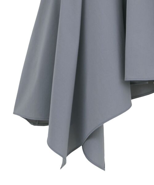 GARAGE OF GOOD CLOTHING（ガレージオブグッドクロージング）の「異素材MIXアシメドレーププルオーバー（Tシャツ/カットソー・レディース・カーキ/ブラック/ライトグレー・FREE）」の17枚目の写真