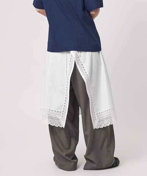 CITEN（シテン）の「＜CITEN＞2WAYレースキャミワンピース（ワンピース・レディース・ホワイト/ブラック・FREE）」の7枚目の写真