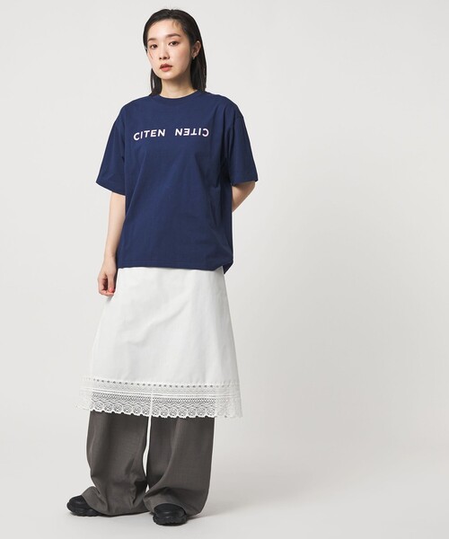 CITEN（シテン）の「＜CITEN＞2WAYレースキャミワンピース（ワンピース・レディース・ホワイト/ブラック・FREE）」の8枚目の写真