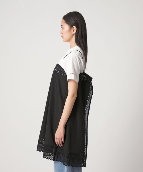 CITEN（シテン）の「＜CITEN＞2WAYレースキャミワンピース（ワンピース・レディース・ホワイト/ブラック・FREE）」の10枚目の写真