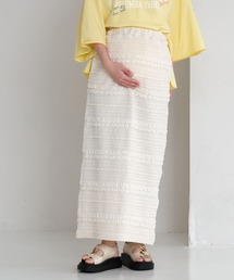 LEPSIM | 【産前・産後対応】マタニティ／ジャガードナロースカート2　670078(マタニティウェア/グッズ)