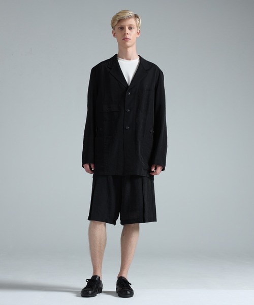 Y-3（ワイスリー）の「Y-3 CRINKLE PLEATED SHORTS（その他パンツ・メンズ・ブラック・X-LARGE/LARGE/MEDIUM/SMALL/X-SMALL）」の3枚目の写真