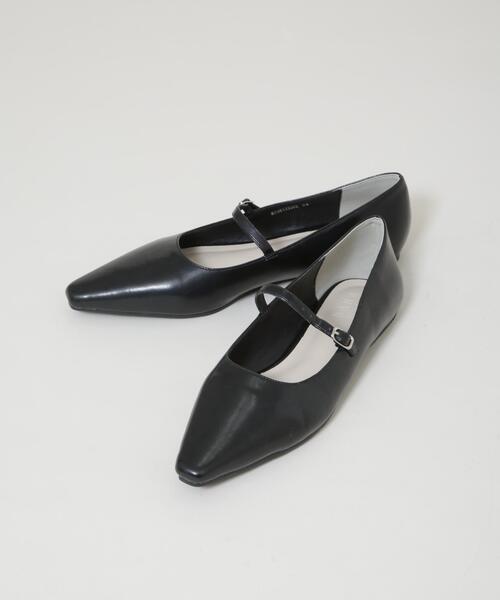 NANO universe(ナノユニバース)の「メリージェーンフラットパンプス(パンプス・レディース・ライトベージュ/ブラック・38/37/36)」の13枚目の写真