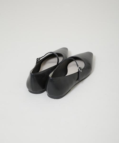 NANO universe(ナノユニバース)の「メリージェーンフラットパンプス(パンプス・レディース・ライトベージュ/ブラック・38/37/36)」の17枚目の写真