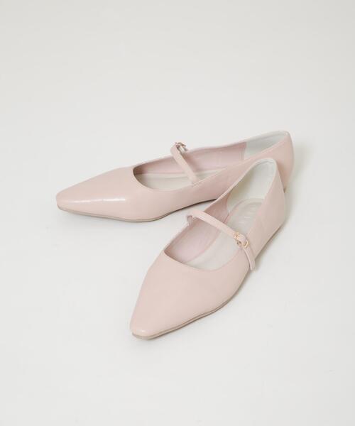 NANO universe(ナノユニバース)の「メリージェーンフラットパンプス(パンプス・レディース・ライトベージュ/ブラック・38/37/36)」の21枚目の写真