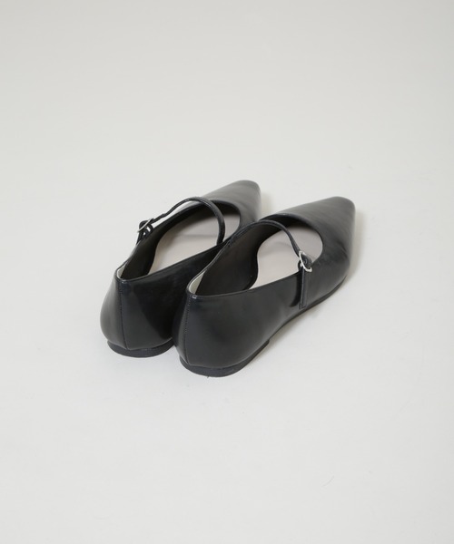 NANO universe(ナノユニバース)の「メリージェーンフラットパンプス(パンプス・レディース・ライトベージュ/ブラック・38/37/36)」の9枚目の写真