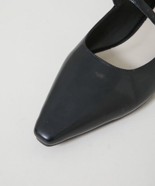 NANO universe(ナノユニバース)の「メリージェーンフラットパンプス(パンプス・レディース・ライトベージュ/ブラック・38/37/36)」の10枚目の写真