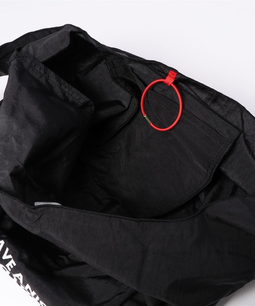 SUPERTHANKS（スーパーサンクス）の「【SUPERTHANKS】HAVE A NICE DAY! ECO BAG（エコバッグ/サブバッグ・レディース・ブラック・FREE）」の7枚目の写真