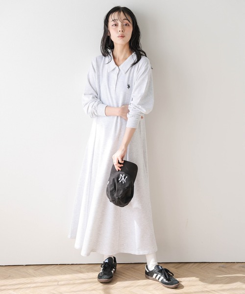セール】U.S. POLO ASSN. ワンポイント刺繍ワンピース（ワンピース