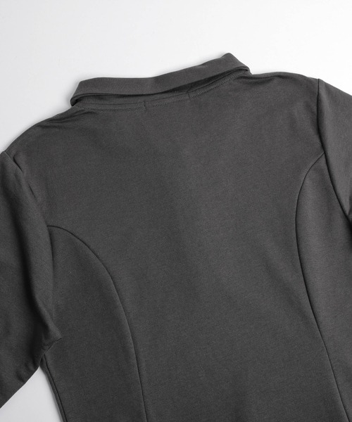La-gemme（ラジェム）の「U.S. POLO ASSN. ワンポイント刺繍ワンピース（ワンピース・レディース・ダークグレー/ブラック/ライトグレー/ネイビー・フリー）」の8枚目の写真