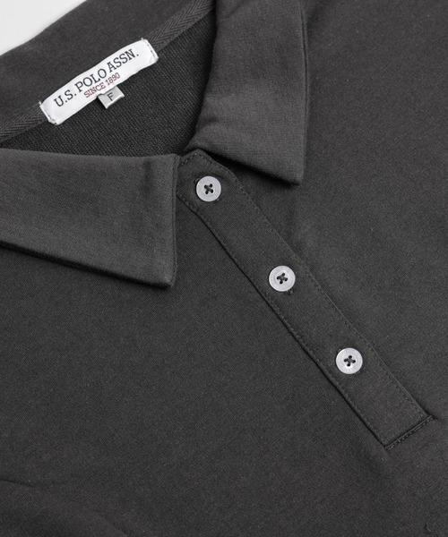 La-gemme（ラジェム）の「U.S. POLO ASSN. ワンポイント刺繍ワンピース（ワンピース・レディース・ダークグレー/ブラック/ライトグレー/ネイビー・フリー）」の13枚目の写真