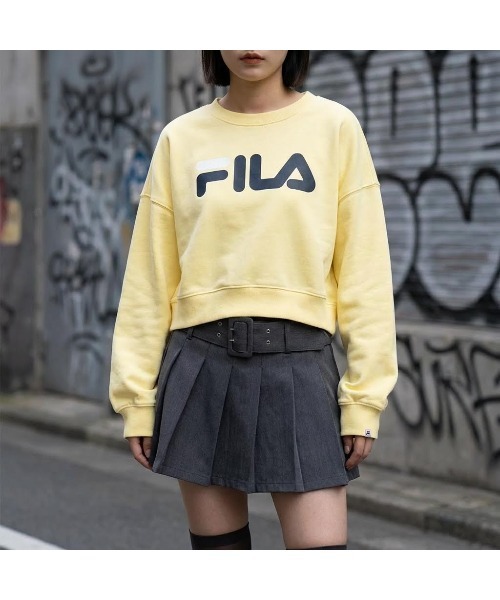 FILA（フィラ）の「SWEATSHIRT（スウェット・レディース・イエロー/杢グレー/ブラック・L/M/XL）」の7枚目の写真
