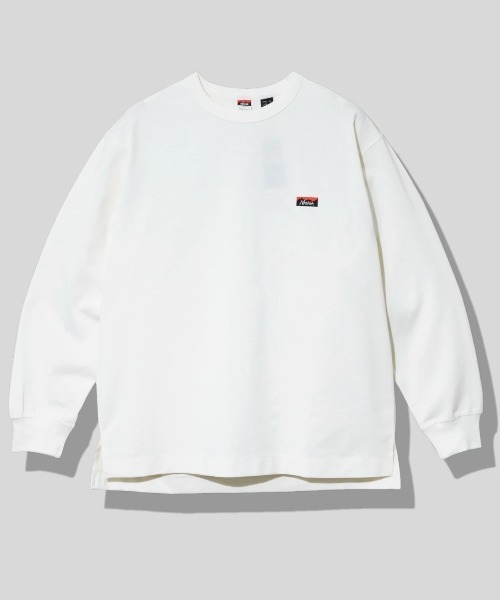 NANGA(ナンガ)の「NANGA/ナンガ ECO HYBRID BOX LOGO EMBROIDERY L/S TEE(Tシャツ/カットソー・メンズ・ブラック/ホワイト・MEDIUM/LARGE/X-LARGE)」の2枚目の写真