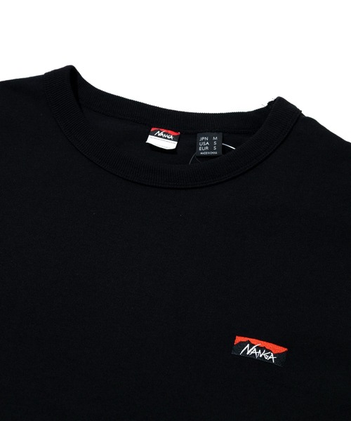 NANGA(ナンガ)の「NANGA/ナンガ ECO HYBRID BOX LOGO EMBROIDERY L/S TEE(Tシャツ/カットソー・メンズ・ブラック/ホワイト・MEDIUM/LARGE/X-LARGE)」の3枚目の写真