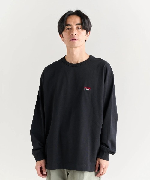 NANGA(ナンガ)の「NANGA/ナンガ ECO HYBRID BOX LOGO EMBROIDERY L/S TEE(Tシャツ/カットソー・メンズ・ブラック/ホワイト・MEDIUM/LARGE/X-LARGE)」の13枚目の写真