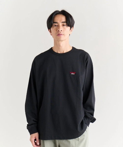 NANGA(ナンガ)の「NANGA/ナンガ ECO HYBRID BOX LOGO EMBROIDERY L/S TEE(Tシャツ/カットソー・メンズ・ブラック/ホワイト・MEDIUM/LARGE/X-LARGE)」の14枚目の写真