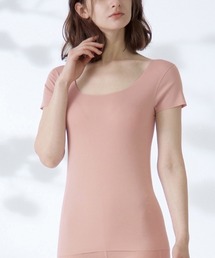 GUNZE | KIREILABO/キレイラボ 縫い目がなくてチクチクしにくい 2分袖インナー オーガニックコットン(インナーウェア/肌着)