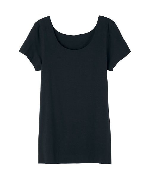 GUNZE(グンゼ)の「KIREILABO/キレイラボ 縫い目がなくてチクチクしにくい 2分袖インナー オーガニックコットン(インナーウェア/肌着・レディース・杢グレー/ブラック/ピンク系その他/ホワイト系その他・MEDIUM/LARGE/X-LARGE)」の3枚目の写真