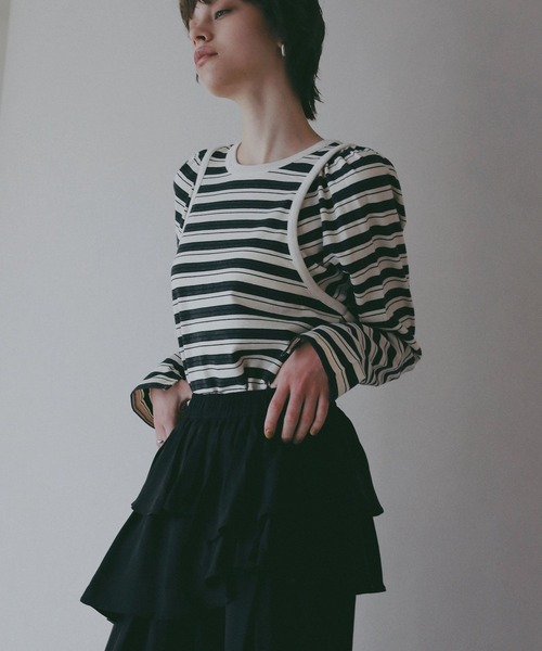 BAYFLOW（ベイフロー）の「【EF(エフ)】フリルパンツ（WOMEN）（その他パンツ・レディース・クリアイエロー/ブラック・FREE）」の8枚目の写真