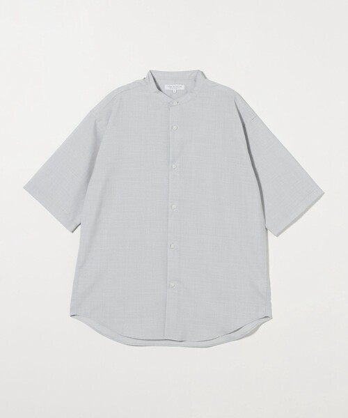 A DAY IN THE LIFE UNITED ARROWS(アデイインザライフユナイテッドアローズ)の「メランジ リラックス バンドカラーシャツ<A DAY IN THE LIFE>(シャツ/ブラウス・メンズ・ネイビー/ライトグレー・M/L/S)」の13枚目の写真