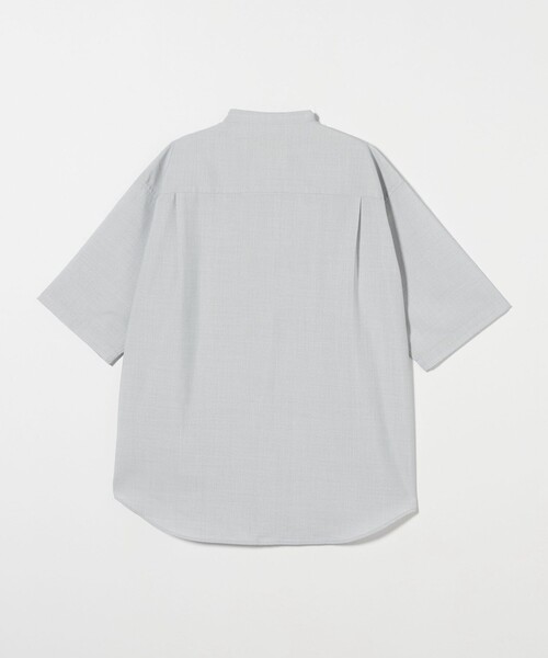 A DAY IN THE LIFE UNITED ARROWS(アデイインザライフユナイテッドアローズ)の「メランジ リラックス バンドカラーシャツ<A DAY IN THE LIFE>(シャツ/ブラウス・メンズ・ネイビー/ライトグレー・M/L/S)」の14枚目の写真