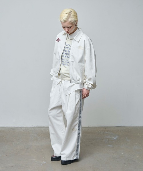 UMBRO(アンブロ)の「(UMBRO)DENIM BLOUSON(ブルゾン・レディース・ブルー/ブラウン/ホワイト・ONE SIZE)」の6枚目の写真