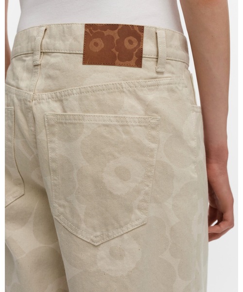marimekko（マリメッコ）の「【Maridenim】Marssi Unikko / Short pants（デニムパンツ・レディース・ホワイト・25inch/26inch/27inch/28inch/29inch/30inch）」の6枚目の写真