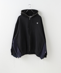 DISCOVERED / ディスカバード Band Tee Dolman Zip Hoodie