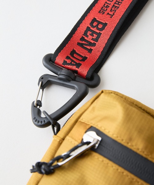 BEN DAVIS（ベンデイビス）の「【BEN DAVIS/ベンデイビス】ロゴテープ ショルダーバッグ 8474（ショルダーバッグ・メンズ・ブラック/オレンジ・FREE）」の6枚目の写真