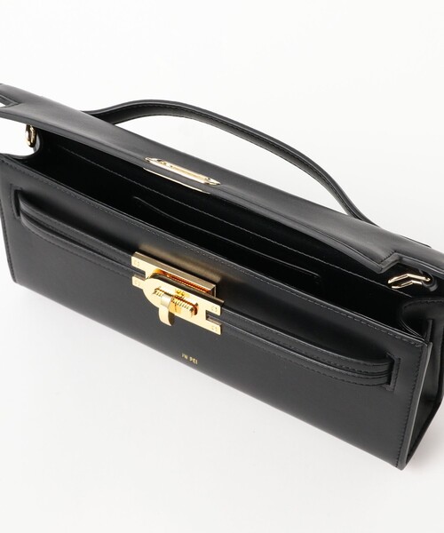 JW PEI（ジェイダブリューペイ）の「JW PEI / Bria Structured Bag（ハンドバッグ・レディース・ブラック・ONE SIZE）」の6枚目の写真