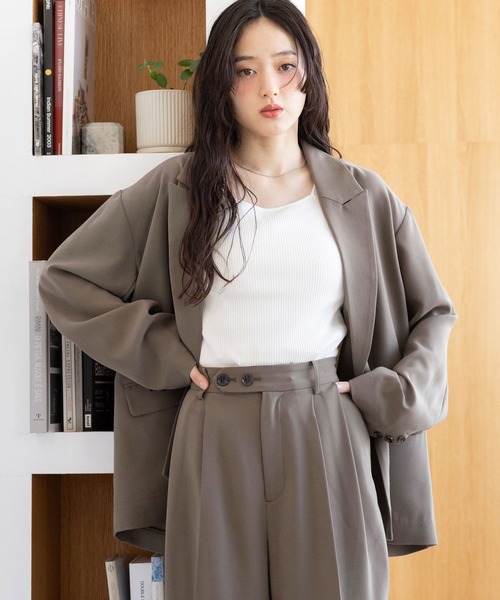 RAGEBLUE（レイジブルー）の「＜STLL SERIES＞機能性/ダブルテーラードジャケット（テーラードジャケット・レディース・ホワイト・FREE）」の3枚目の写真